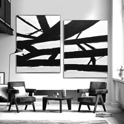 "Crossing The Lines" - Paintings