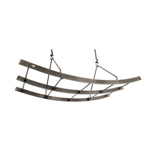 Enclume Carnival Steel Handcrafted Rectangle Hanging Pot Rack & Reviews