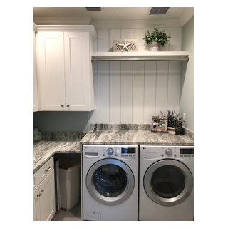Bathroom and Laundry Remodel - Beach Style - Laundry Room ...
