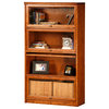 Eagle Furniture Classic Oak 4-Door Lawyer Bookcase, Olive Oak