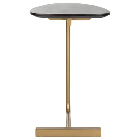 Safavieh Kaiya C-Table, Black/Gold