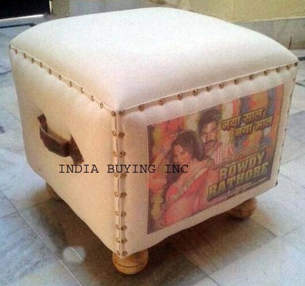 Industrial leather and canvas furniture from India buying inc