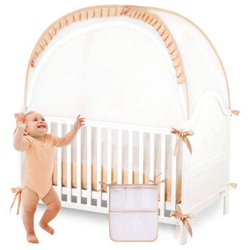 Modern Baby Safety Crib Tent Infant Pop up Mosquito Net Nursery Bed