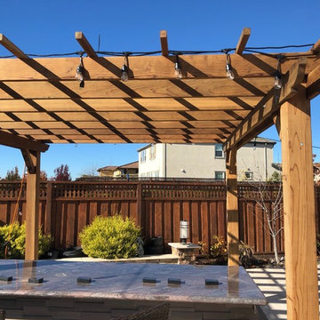 Best Redwood Super Deck Pergola