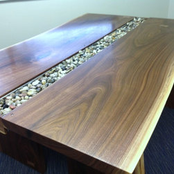 Walnut Live Edge Table - Dining Tables