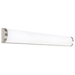 WAC Limited - Fuse LED Energy Star Bathroom Vanity and Wall Light, Brushed Nickel - With soft illumination diffused through translucent acrylic, Fuse adds a clean, modern look to baths and other types of modern decor. Multiple LED array for uniform illumination.