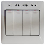 METechs Corp. - 4 Button Wall Switch For Remote Control Roller Shade Or Dual Track - Features