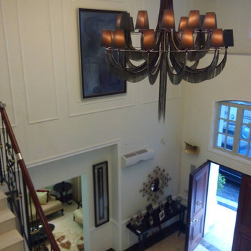Entry Foyer of Luxury Custom Home