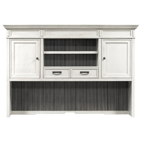 Martin Furniture Hartford Hutch, White