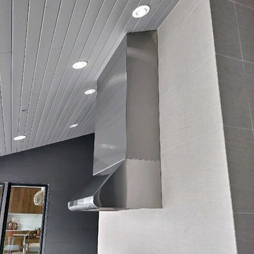 Not easy to do, proud of my guys for such an excellent install ...