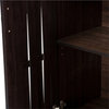 Baxton Studio Excel Sideboard in Dark Brown - Engineered Wood