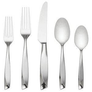 Reed /& Barton Longwood II 65-Piece Stainless Flatware Set Service for 12