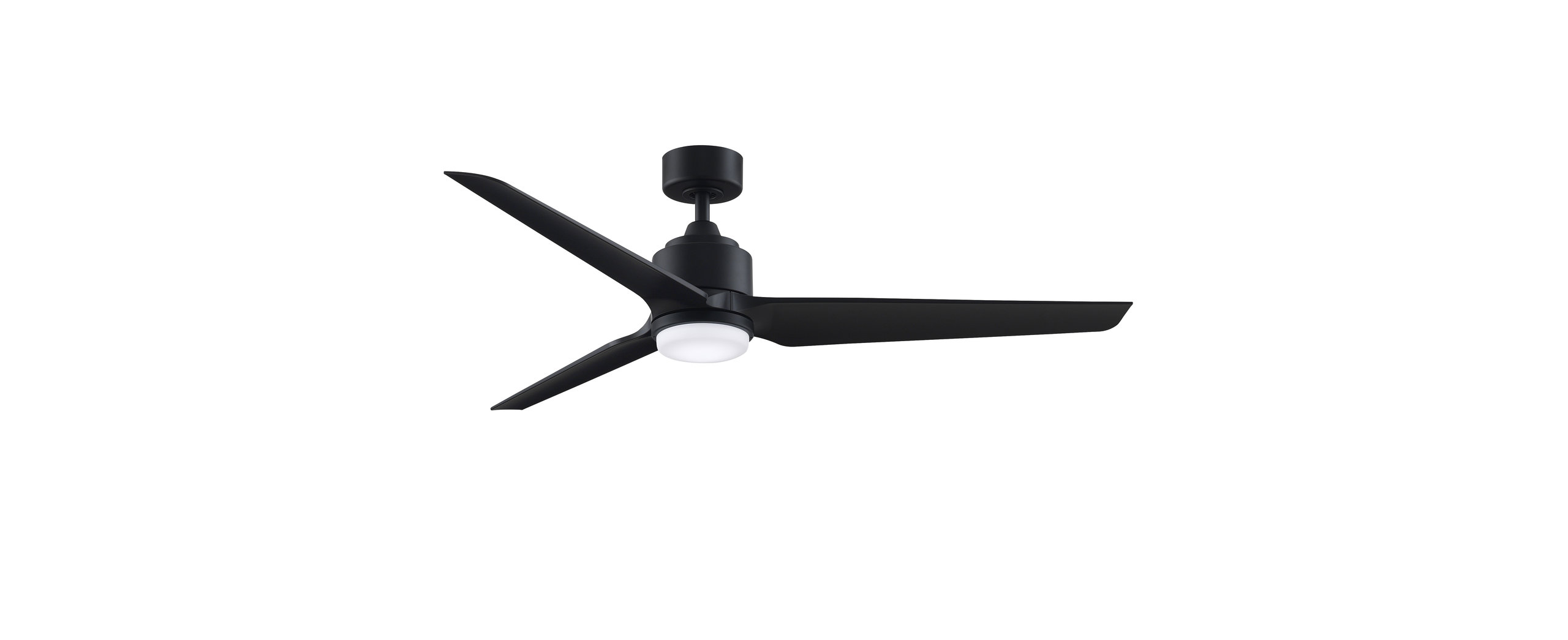 Fanimation TriAire Custom Ceiling Fan with LED Light, Black, 60 ...