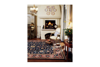 Classic Living Room with Karastan Area Rug