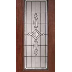 Front Single Door 80 Fiberglass Marsais Full Lite Glass - Front Doors