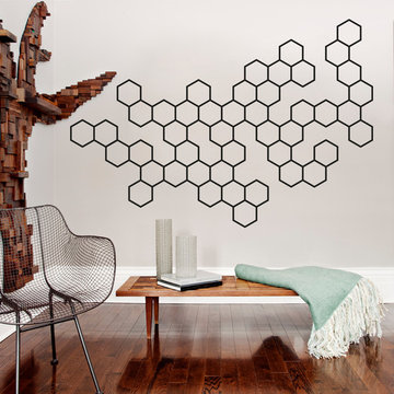 Molecules Geometric Wall Art