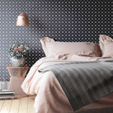 Modern Bedroom Triangular Porcelain Mosaic Tile
