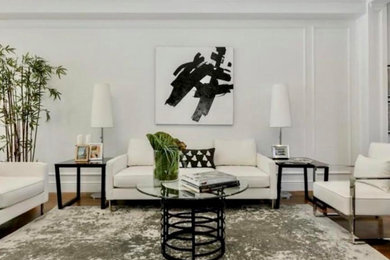 Living room - living room idea in New York