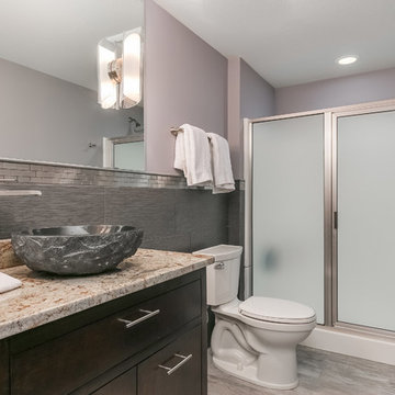 Basement Bathroom Shower & Vanity