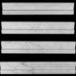 Carrara Marble Italian White Bianco Carrera Crown Molding Polished - Products