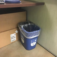 trash cans