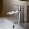 Fresca Fiora Single Hole Mount Bathroom Vanity Faucet, Chrome