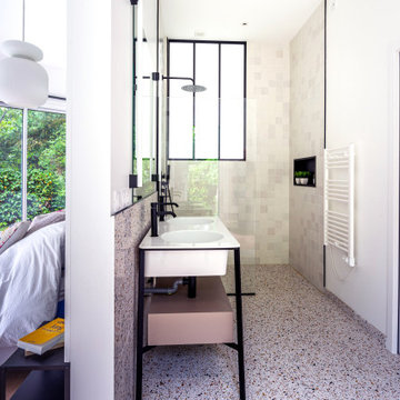 Second oeuvre et aménagement d'une maison bois contemporaine