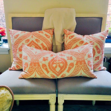 Custom Cornice and Pillow Package for Sally Fantom