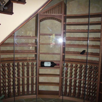Staircases Converted for Wine Storage