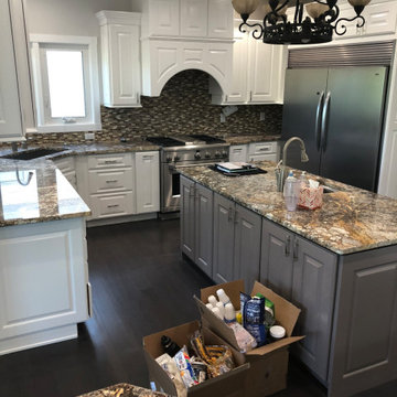 Kitchen Cabinet Painting- Prep, Protection and Paint