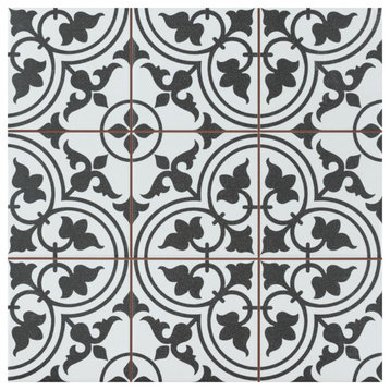 Harmonia Classic Ceramic Floor and Wall Tile, Classic White