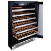 Library Series 24" Single Zone Wine Cooler, 54-Bottle Capacity