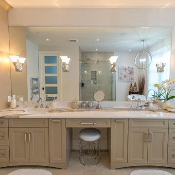 Master Ensuite Double Vanity - Designed By Enns Cabinetry