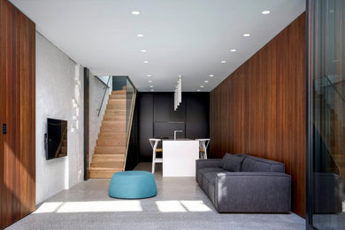 Small contemporary home design in Sydney.