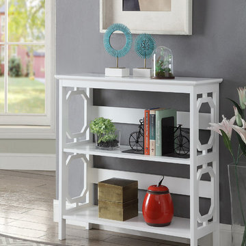 Omega 3 Tier Corner Bookcase