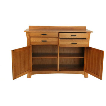 Cattail Bungalow Sideboard, Warm Amber Finish