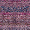 Welch Oriental Machine Washable Pink/Purple Rug, 10'6"x14'