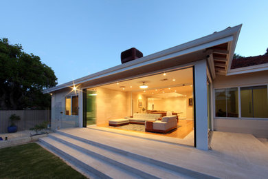 Design ideas for a contemporary sunroom in Perth.