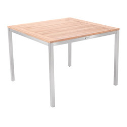 AuthenTEAK Stainless Collection - Outdoor Dining Tables