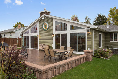 Example of a classic exterior home design in Other