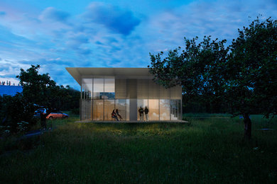 Design ideas for a landscaping in Madrid.