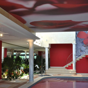Piscine rouge