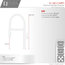 Single-Handle Pull-Down Sprayer Kitchen Faucet with Pause Button, Brushed Nickel