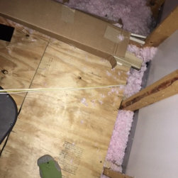 Attic Plywood Flooring Installed - Air Conditioner Accessories