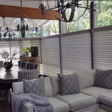 Maxxmar Mandalay Dual Shades in a Solarium
