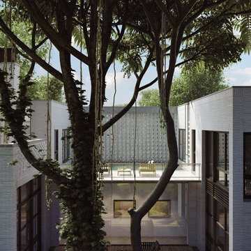 3D Exterior Renders of a Stylish House