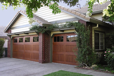 Mid-sized elegant attached three-car carport photo in DC Metro