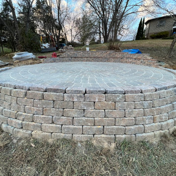 Gorgeous (Large) Lake View Fire Pit and Circular Patio