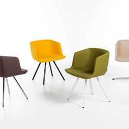 Geo 4-Star Swivel Armchair by B&T - Dining Chairs