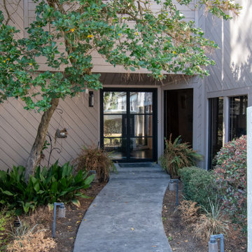 Contemporary Entry Makeover: Iron Door Installation in Tomball & Cypress